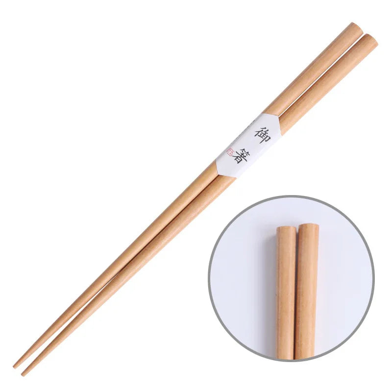 Handmade Natural Chestnut Wood Chopsticks (1 PCS/Pair)