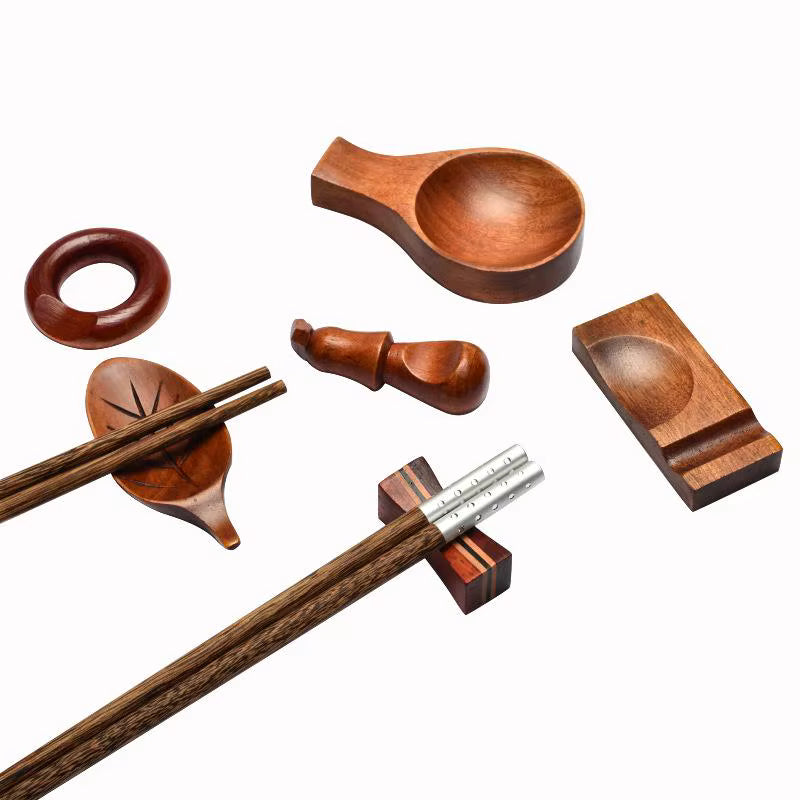 Creative Wooden Chopsticks Holder (1 pcs)