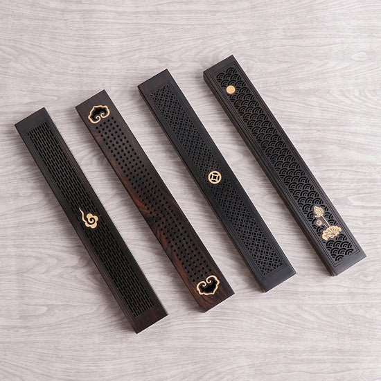 Creative Wooden Incense Stick Holder & Burner Box