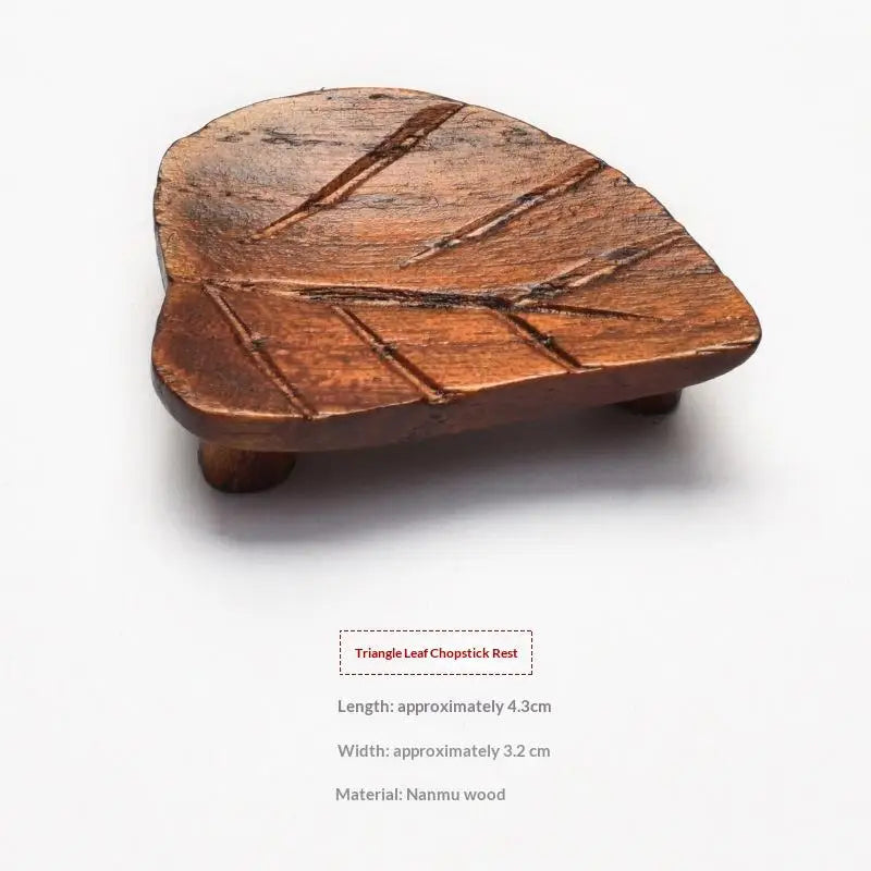 Creative Wooden Chopstick Rest (1 PSC)