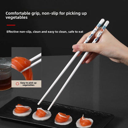 Aesthetic Rural Style Ceramic Chopsticks (5/10 Pairs)