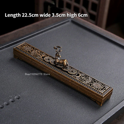 Antique Style Alloy Incense Stick Holder & Burner