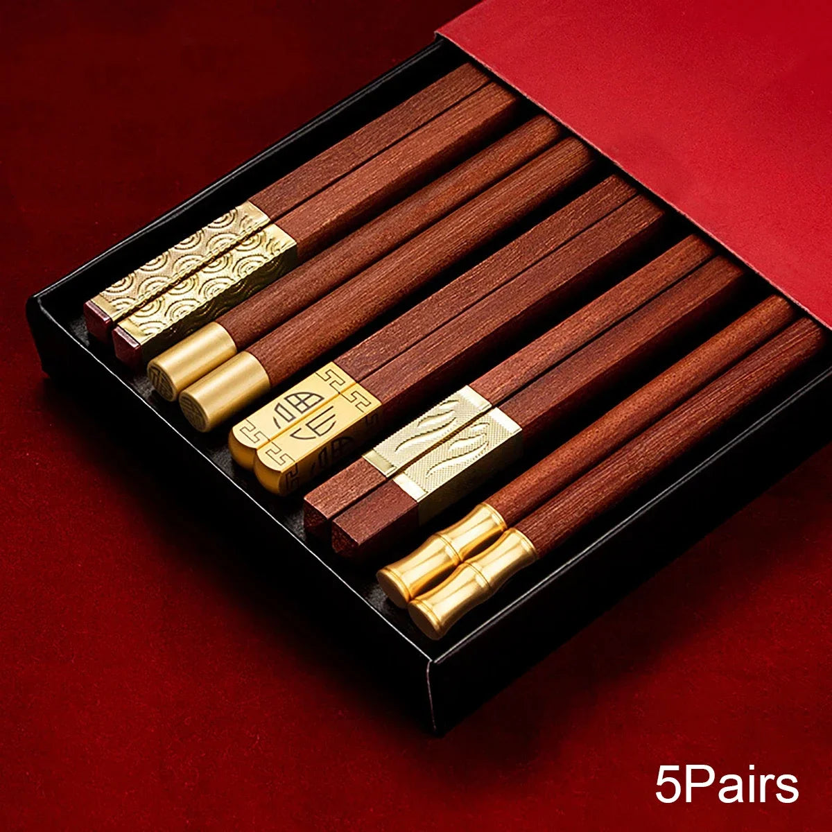 Redwood Chopstick Set (5/6/8/10 Pairs)