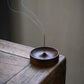 Round Solid Wood Incense Stick Holder Tray