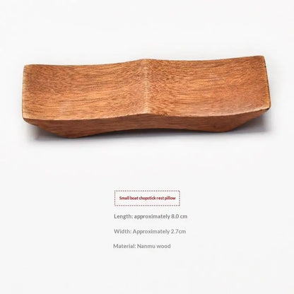 Creative Wooden Chopstick Rest (1 PSC)