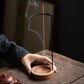 Upside Down Wooden Incense Stick Holder & Ash Catcher