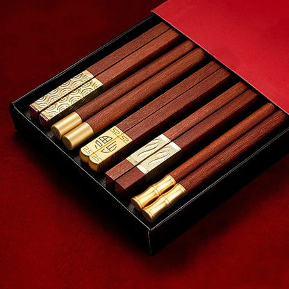 Redwood Chopstick Set (5/6/8/10 Pairs)