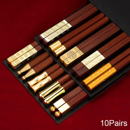 Redwood Chopstick Set (5/6/8/10 Pairs)