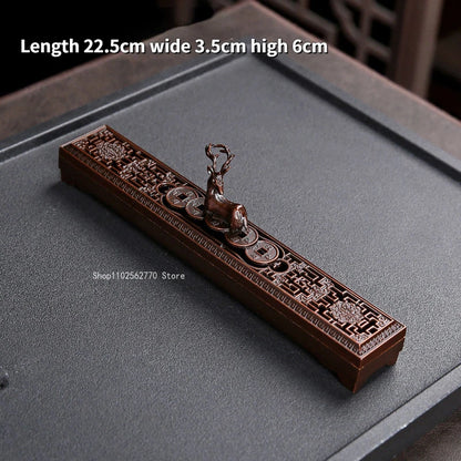 Antique Style Alloy Incense Stick Holder & Burner