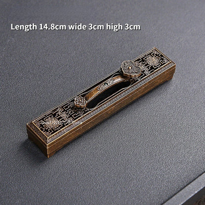 Antique Style Alloy Incense Stick Holder & Burner