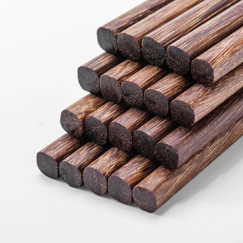 Premium Reusable Chicken-Wing Wood Chopsticks (10/20 Pairs)