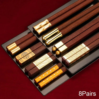 Redwood Chopstick Set (5/6/8/10 Pairs)