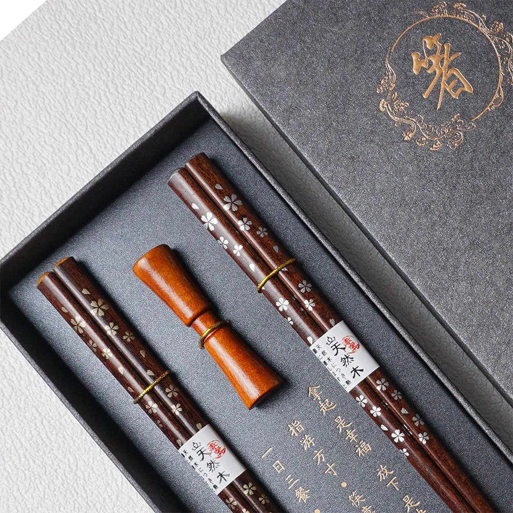 Reusable Wooden Chopsticks Sushi Set (2 Pairs)