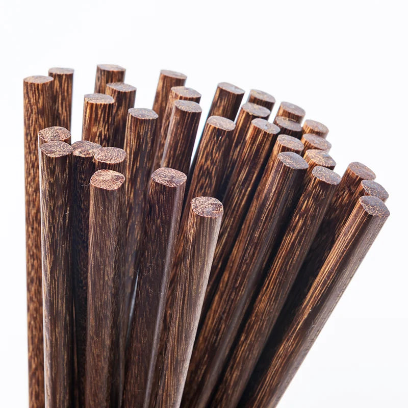 Premium Reusable Chicken-Wing Wood Chopsticks (10/20 Pairs)
