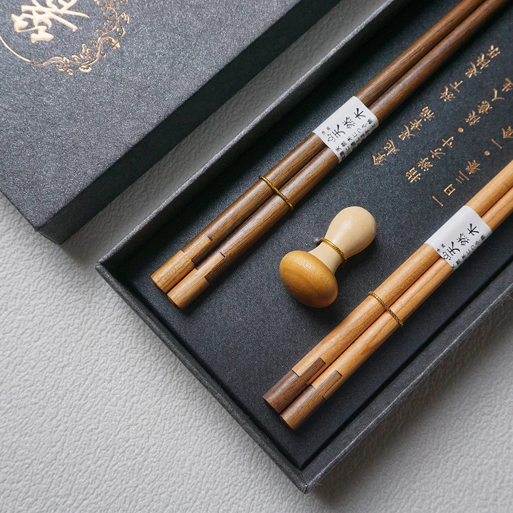 Reusable Wooden Chopsticks Sushi Set (2 Pairs)