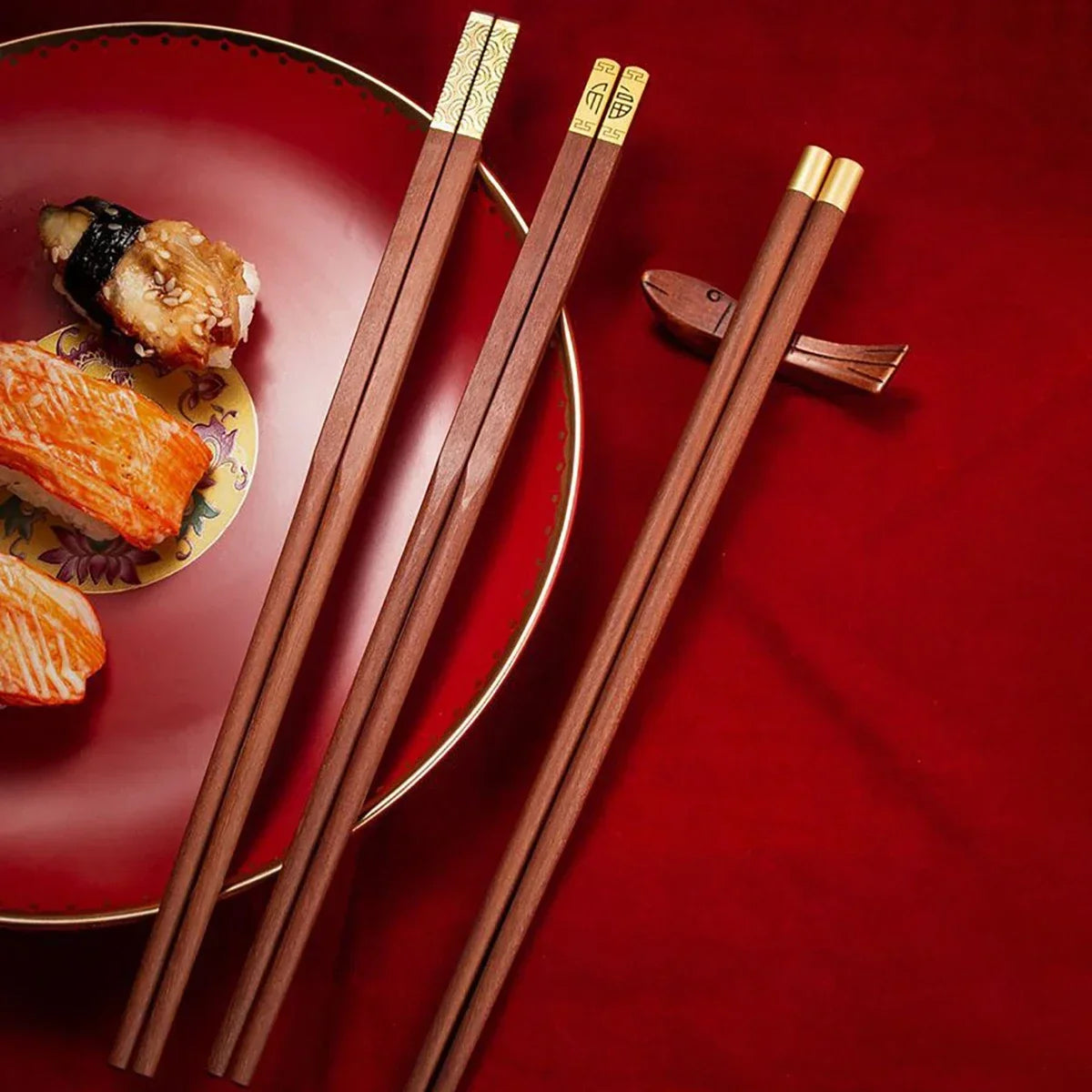 Redwood Chopstick Set (5/6/8/10 Pairs)