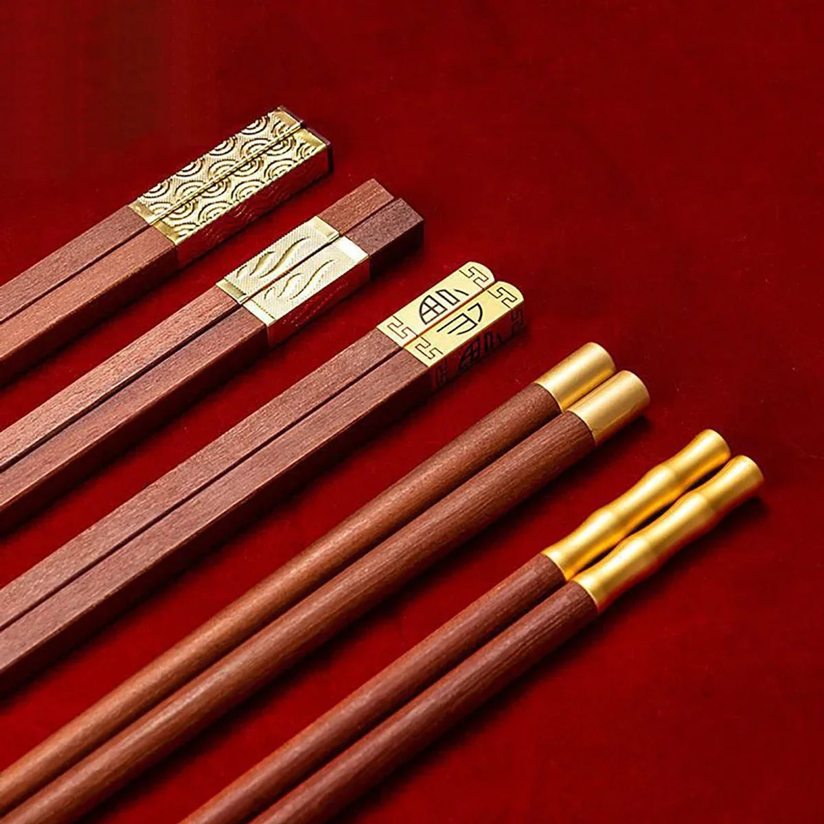 Redwood Chopstick Set (5/6/8/10 Pairs)