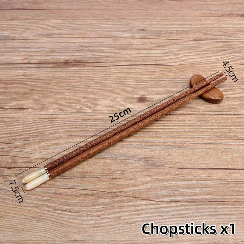 Exquisite Durable Wood Chopstick Set (1/5 Pairs)