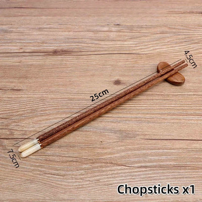 Exquisite Durable Wood Chopstick Set (1/5 Pairs)
