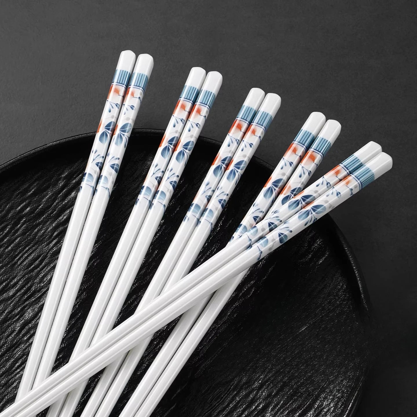 Aesthetic Rural Style Ceramic Chopsticks (5/10 Pairs)