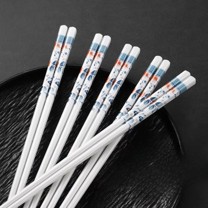 Aesthetic Rural Style Ceramic Chopsticks (5/10 Pairs)