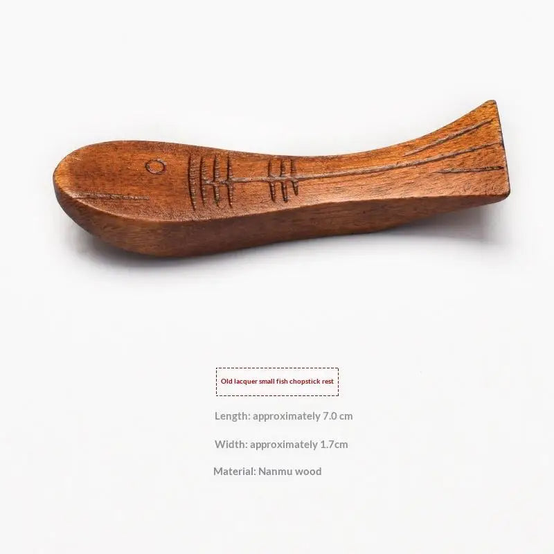Creative Wooden Chopstick Rest (1 PSC)