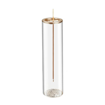 Modern Glass Incense Holder & Removable Ash Catcher