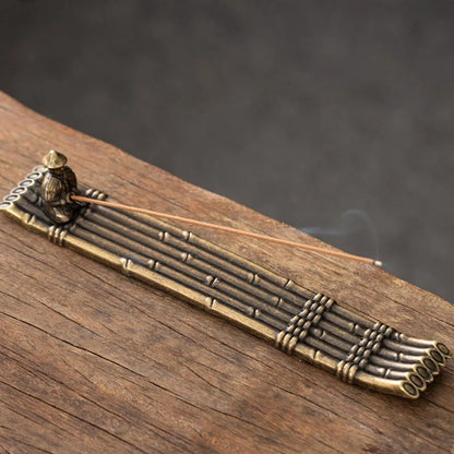 Old Man Fishing Boat Incense Burner
