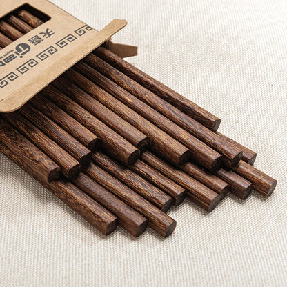 Premium Reusable Chicken-Wing Wood Chopsticks (10/20 Pairs)