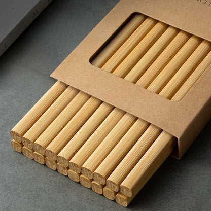 Home Natural Bamboo Chopsticks (5/10 Pairs)