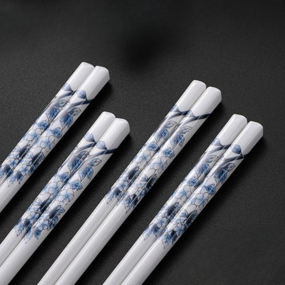 High-End Aesthetic Porcelain Chopsticks Set (5/10 pairs)