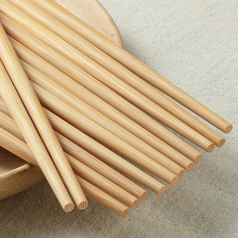 Home Natural Bamboo Chopsticks (5/10 Pairs)