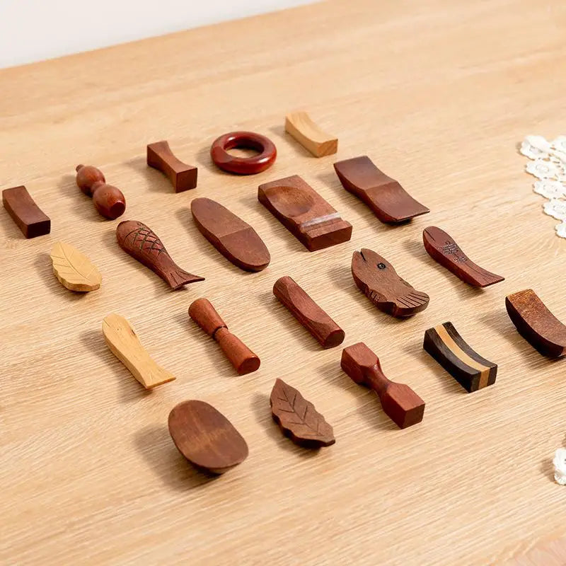 Creative Wooden Chopstick Rest (1 PSC)