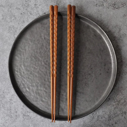 Handcrafted Wooden Chopsticks (1 Pair)