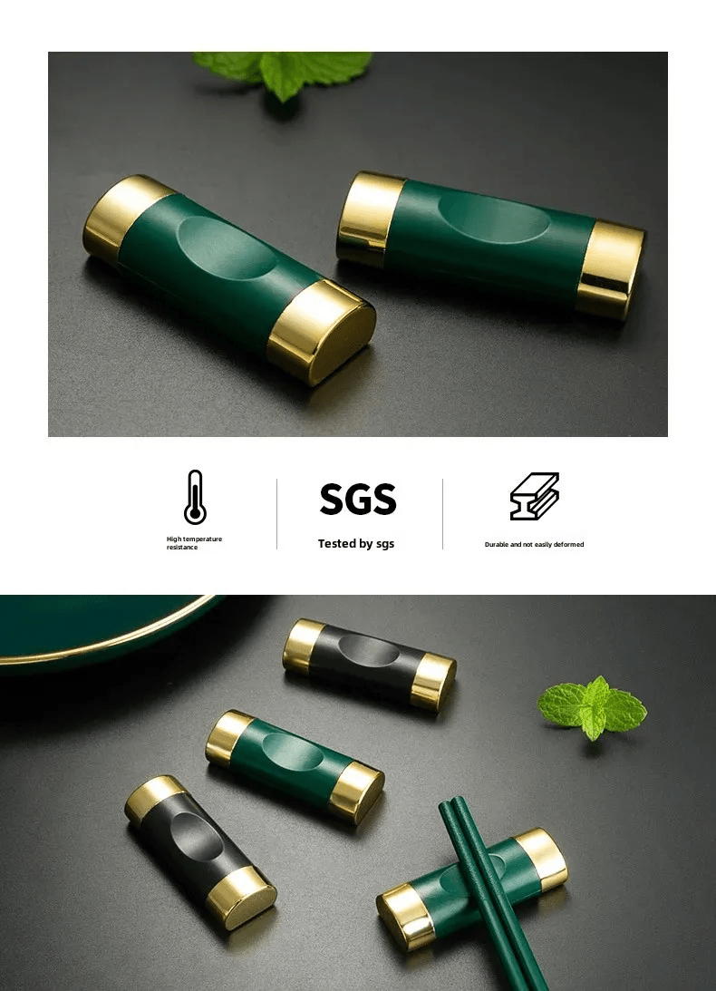 Alloy Chinese Chopsticks Holder (1 PCS) - Aptiaide14:1052silver