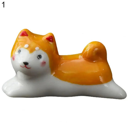 Animal Shape Chopsticks Holder (1/2 PCS) - Aptiaide14:101-YE