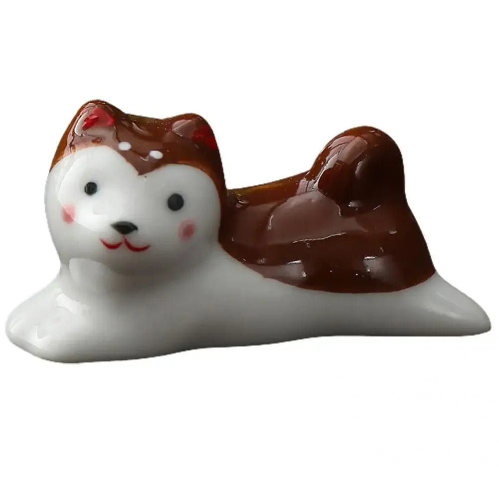 Animal Shape Chopsticks Holder (1/2 PCS) - Aptiaide14:3654582-BK