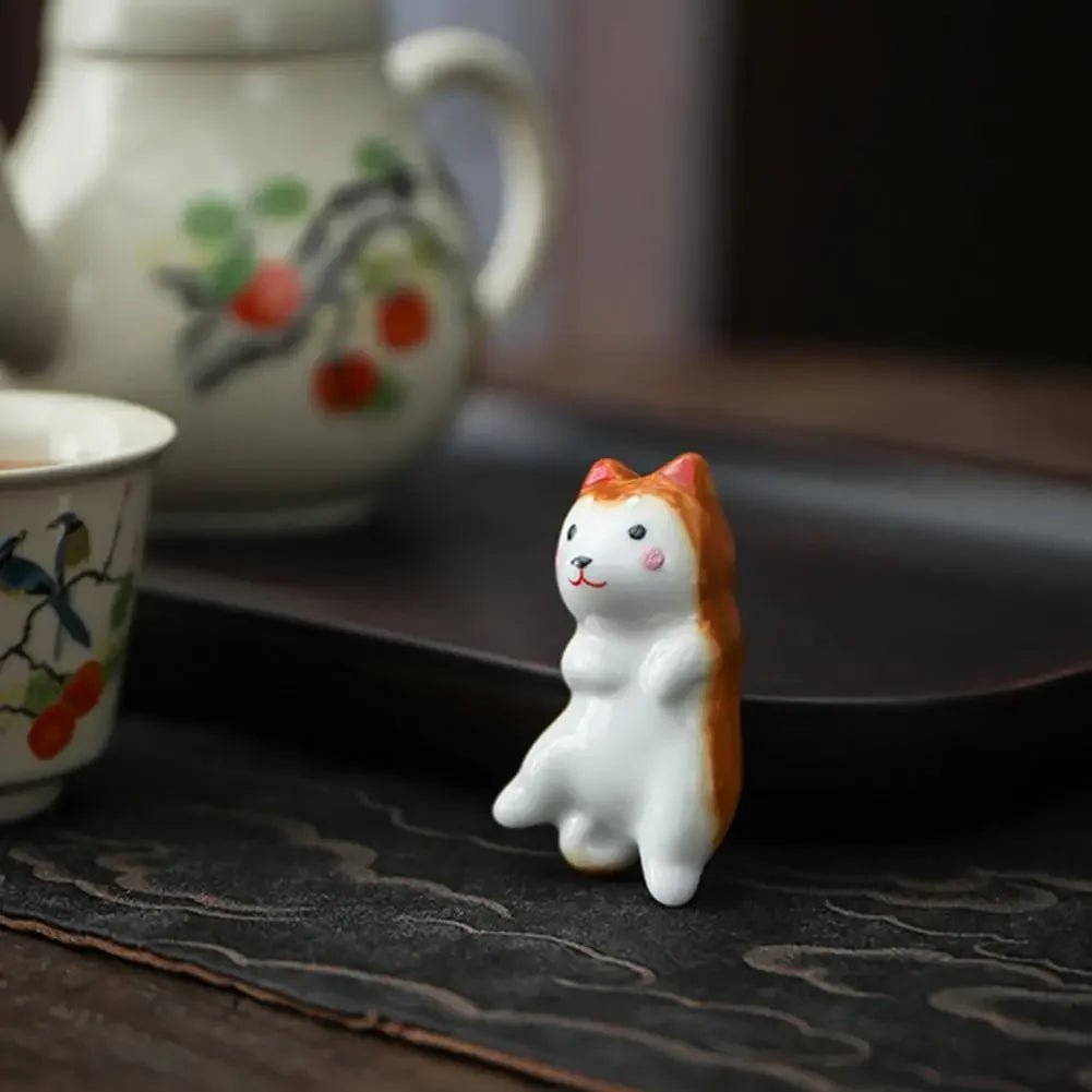 Animal Shape Chopsticks Holder (1/2 PCS) - Aptiaide14:3654582-BK