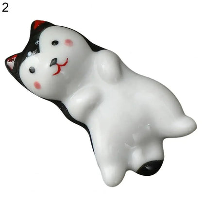 Animal Shape Chopsticks Holder (1/2 PCS) - Aptiaide14:3654582-BK