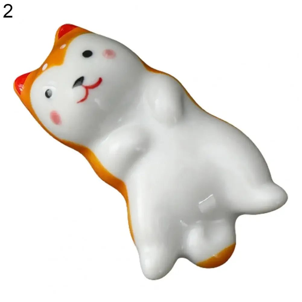 Animal Shape Chopsticks Holder (1/2 PCS) - Aptiaide14:4962-YE