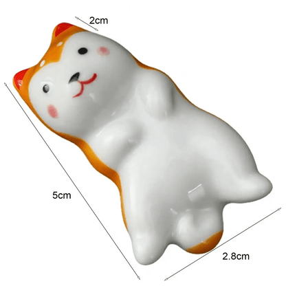 Animal Shape Chopsticks Holder (1/2 PCS) - Aptiaide14:3661-BN