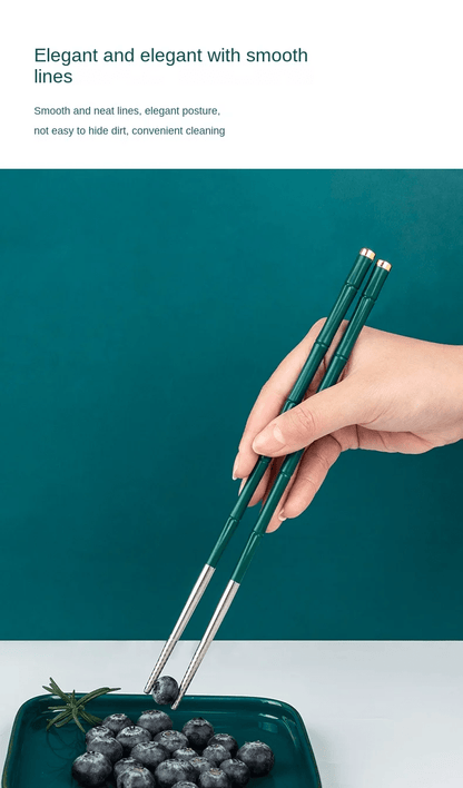 Bamboo Model Fiberglass Alloy Chopsticks Set (10 Pairs) - Aptiaide14:19310 pairs-1