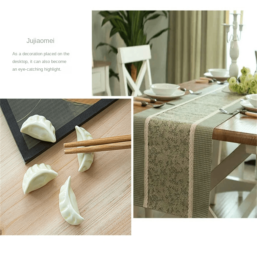 Creative Dumpling Chopsticks Holder (1 PCS) - Aptiaide14:193White Dumplings;200007763:201336100