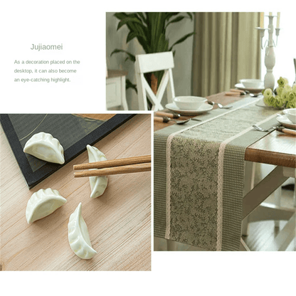 Creative Dumpling Chopsticks Holder (1 PCS) - Aptiaide14:193White Dumplings;200007763:201336100