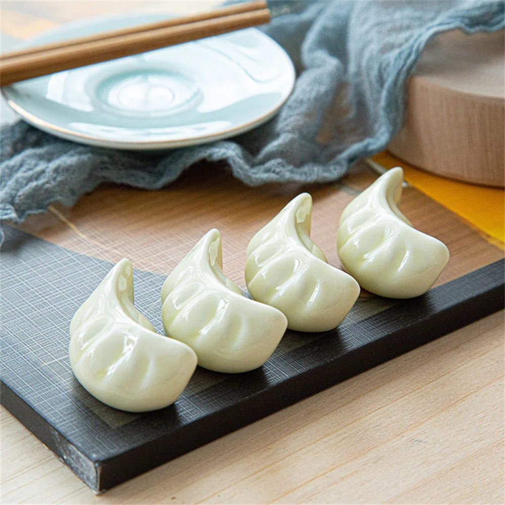 Creative Dumpling Chopsticks Holder (1 PCS) - Aptiaide14:193White Dumplings;200007763:201336100