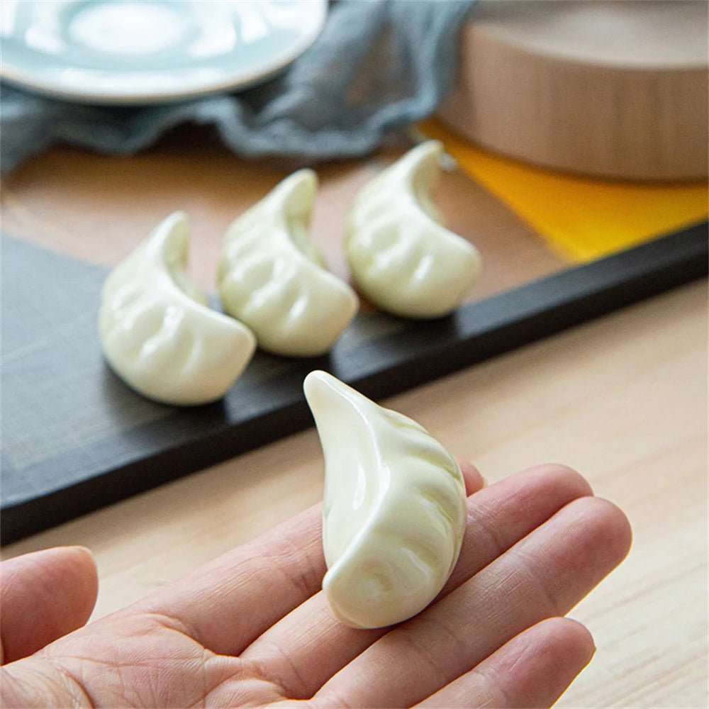 Creative Dumpling Chopsticks Holder (1 PCS) - Aptiaide14:193White Dumplings;200007763:201336100
