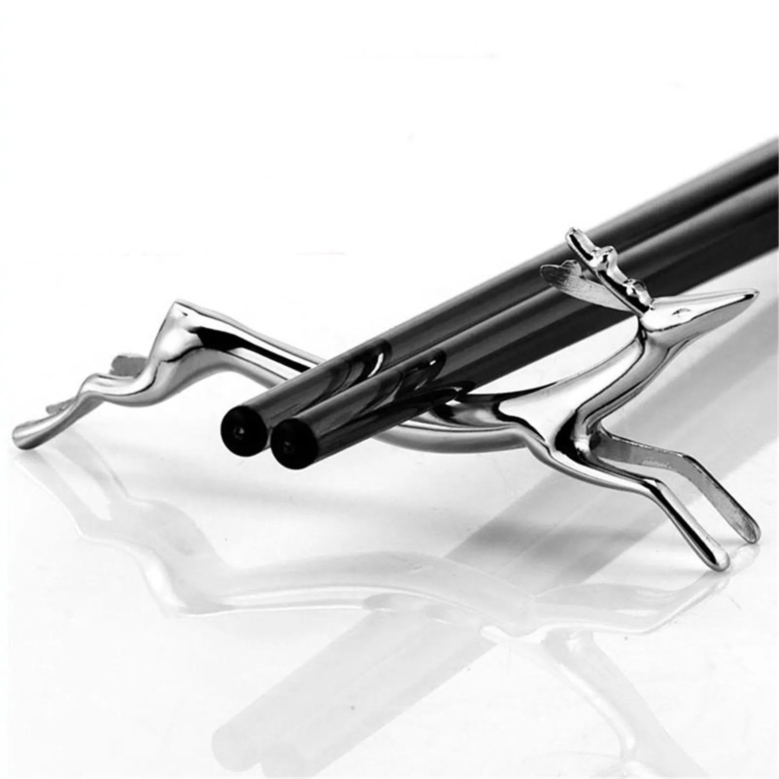 Creative Metal Puppy/Deer Chopstick Holder (1 Pair) - Aptiaide14:193A