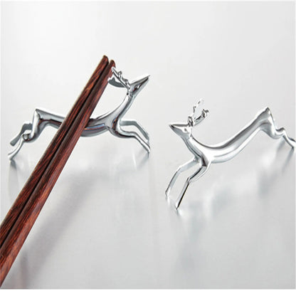 Creative Metal Puppy/Deer Chopstick Holder (1 Pair) - Aptiaide14:193A