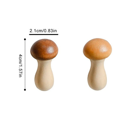 Creative Wooden Mushroom Chopstick Rests (2 PCS) - Aptiaide14:193Mushroom
