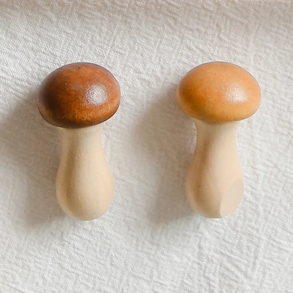 Creative Wooden Mushroom Chopstick Rests (2 PCS) - Aptiaide14:193Mushroom